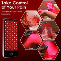 Özelleştirilebilir Mini 90 LED Taşınabilir Tip-C Şarj Edilebilir 660nm 850nm Kırmızı Nir Kızılötesi Işık Terapi Paneli Standlı