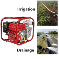 Pompe à eau propre portable diesel/essence 6,5 CV multi-étages haute pression 4,8 kW 30 m³/h certifiée ISO9001 pour usine de traitement de l'eau
