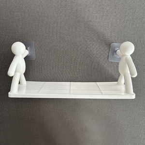 Étagère de rangement murale en plastique au design moderne pour petite personne, idéale pour la cuisine, la salle de bain et la maison - Product Image 5