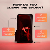 Nouvelle Arrivée 2026 : Unité de Sauna à Chaleur Sèche avec Tissu en Coton Biologique Certifié Reach 185 ℉   Pour un usage domestique