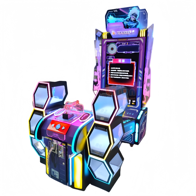 Coin Operated Plastic Arcade Shooting Simulator Game Machine with 42" LCD Screen for Shopping Centers