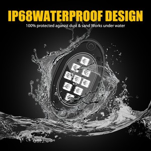 ชุดไฟ LED RGB Auxito สำหรับตกแต่งใต้ท้องรถ 20 ชิ้น หลายสี พร้อมควบคุมผ่านแอป <span class=keywords><strong>Bluetooth</strong></span> กระพริบได้ สำหรับรถบรรทุก ATV UTV RZR SUV - Product Image 6