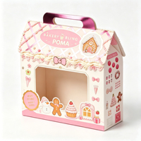Boîtes d'expédition rectangulaires personnalisées, emballages commerciaux, boîtes cadeaux, boîtes à gâteaux de Noël en papier