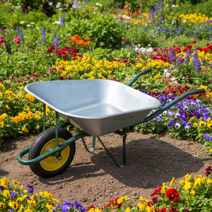 Franse industriële metalen kruiwagen WB6400 voor de bouw - Product Image 2