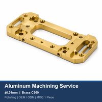 Services d'usinage de précision en aluminium OEM ODM, usinage sur mesure de composants de sièges d'avion en laiton C360 poli, usinage OEM