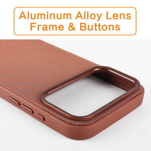 Funda Híbrida de TPU con Textura Tejida para iPhone 17, Elegante, Suave, Antideslizante, Antihuellas, Recortes Precisos, Protección Total - Product Image 4