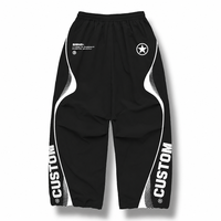 Survêtement unisexe personnalisé en Spandex/Coton thermique, style streetwear automne, coupe courte à capuche, noir et blanc