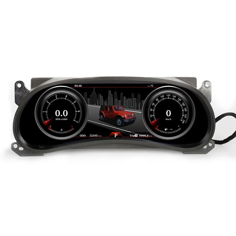 KiriN avi LCD Auto Tachometer für Toyota Highlander Auto LCD Instrument Cluster digitales Armaturen brett Auto Meter Tachometer