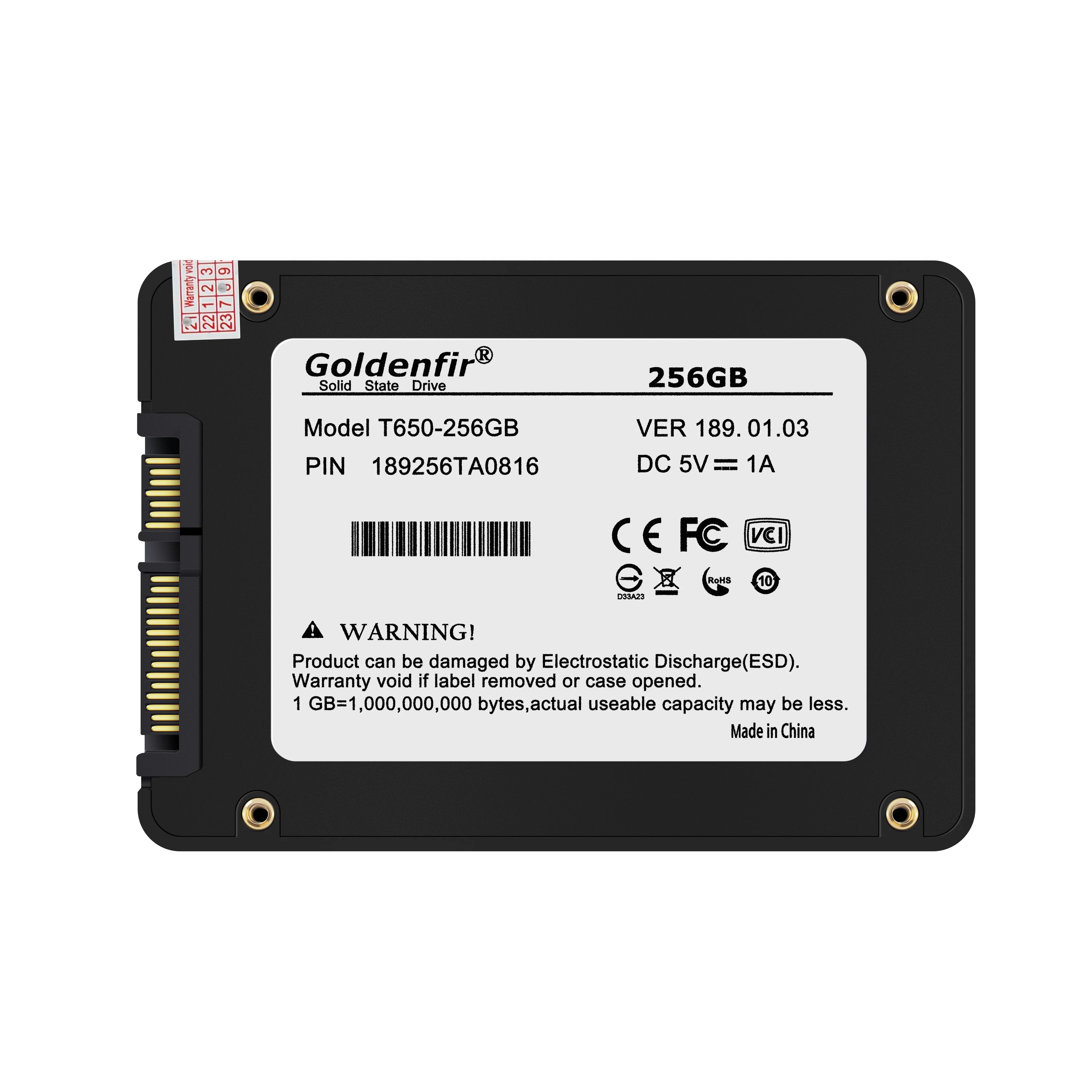 Goldenfir 2.5'' SSD SATA 3 120GB 256GB SSD harddisk external hard drive for Sever High Speed Storage Device