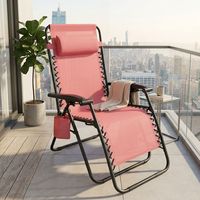 Nouvelle Chaise de Plage Inclinable en Acier Inoxydable, Résistante aux UV, Compacte, Pliable, Portable, Zéro Gravité, avec Sac de Rangement, Idéale pour Hôtels