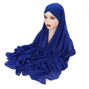Zifeng OEM Bufandas Mujer De <span class=keywords><strong>Senten</strong></span> Plain Bandana Set Chiffon Hijab - Product Image 4