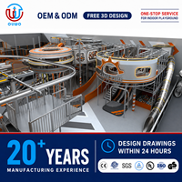 Conception clé en main de parc sportif intérieur, équipement de trampoline, piste de karting, parcours de cordes, toboggans, solutions personnalisées, emballées, OEM, ODM