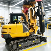 Machine de forage rotative avancée pour la construction de pieux hélicoïdaux et les projets d'ingénierie des fondations en sol