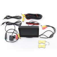 Monitor mobil Desktop Monitor LCD 4.3 inci dengan kamera mobil kualitas tinggi Monitor Android untuk mobil