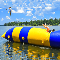 Prix Réduit : Blob Gonflable Aquatique pour Sauts, Coussin Gonflable de Saut, Airbag de Saut pour Activités Aquatiques, Jouets de Sport et de Divertissement en Plein Air