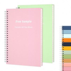 School 100 Pages Spiral Notebooks and Pen Set School Supplies <b>Journal</b> Custom Branded Spiral Notebook With Custom Logo - Product Image 4