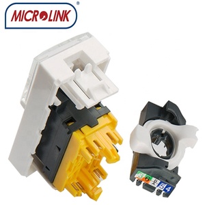 <span class=keywords><strong>Module</strong></span> de façade murale <span class=keywords><strong>Legrand</strong></span> <span class=keywords><strong>RJ45</strong></span> entièrement équipé 45*22.5 mm pour prise modulaire UTP CAT6A <span class=keywords><strong>RJ45</strong></span> - Product Image 5