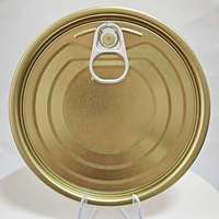Fruits en conserve 401 #   Couvre-boîtes en fer blanc double doré à ouverture facile de 98,9 mm EOE
