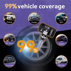 Fabrika Toptan Satış KONNWEI TPMS Programlama Aracı +OBD Yeniden Öğrenme Aracı + 4 adet Lastik Basınç Sensörü - Product Image 5
