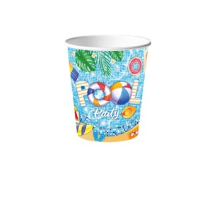 Ensemble de vaisselle DAMAI pour fête d'anniversaire à la piscine, décorations de table pour l'été, assiettes à dessert, serviettes, fourchettes pour fête hawaïenne - Product Image 4