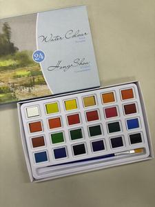 Ensemble de <span class=keywords><strong>peinture</strong></span> <span class=keywords><strong>gouache</strong></span> <span class=keywords><strong>à</strong></span> <span class=keywords><strong>l</strong></span>'<span class=keywords><strong>eau</strong></span> personnalisée Daqian, peintures <span class=keywords><strong>à</strong></span> <span class=keywords><strong>l</strong></span>'huile solides pour la <span class=keywords><strong>peinture</strong></span> sur papier et toile, boîte de 24 couleurs, aquarelle solide - Product Image 2