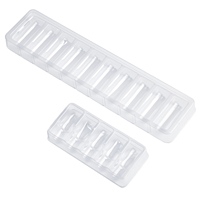 Boîte d'emballage en plastique PET transparent sur mesure avec taille et forme personnalisées pour l'électronique et les cosmétiques