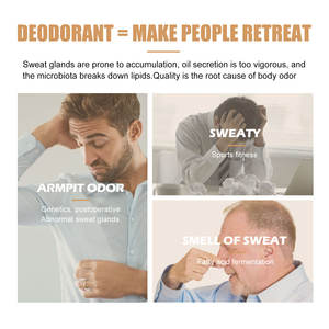 West & Month Herbal Lemongrass Body Odor Treatment Déodorant Underarm Odor Removal Cream Hydratant pour un usage quotidien - Product Image 3