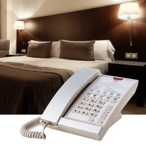 Dect kordon telefonlar plastik kasa telefon otel misafir odası kablosuz telefon