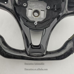 Volant en fibre de carbone forgé de qualité supérieure, très demandé, pour Mercedes Benz W205 W176 W246 W212 Classe A Classe E - Product Image 3
