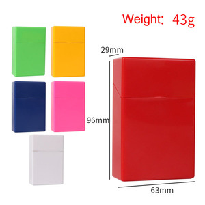 Erliao Offre spéciale Boîte de rangement pour cigarettes Accessoires pour fumeurs <span class=keywords><strong>Étui</strong></span> <span class=keywords><strong>à</strong></span> cigarettes en plastique bon marché - Product Image 2