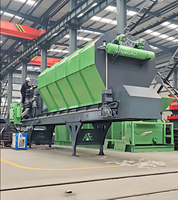 Séparateur d'air conteneurisé, équipement modulaire intégré de séparation d'air pour le tri des déchets solides municipaux et des déchets mixtes