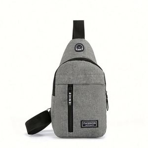 Design Custom logo Nylon Sling Unisex Teens <b>Small</b> Sport Men Pouch Shoulder Side Bags for Men Crossbody Bag Men's Messenger Bags - Product Image 3