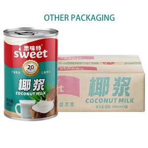 เครื่องดื่มน้ำกะทิ น้ำกะทิ 400 มล. วัตถุดิบชานม ครีม<span class=keywords><strong>มะพร้าว</strong></span> เครื่องดื่มผสม 0% โปรตีน - Product Image 5