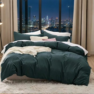 Ensemble de literie de luxe pour la maison, ultra moelleux, 100% coton, écologique, 400TC, housse de couette, taies d'oreiller, taille personnalisée, toutes saisons - Product Image 3