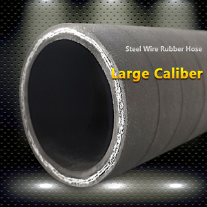 10 inch cát đen hút nạo vét ống áp suất thấp đường kính lớn nước thải Nạo Vét ống cao su dây thép tùy chỉnh cắt - Product Image 2