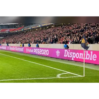Écran LED de stade étanche IP65 P4mm, écran périmétrique haute luminosité pour les terrains de jeux de ballon