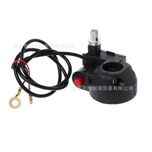 Mini interrupteur d'allumage de moto avec câble pour vélo tout-terrain 47cc 49cc, bouton poussoir en plastique, pièce de rechange - Product Image 1