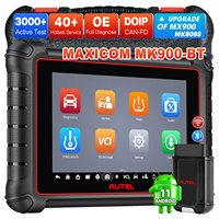Lector de Códigos MaxiCOM MK900BT, Herramienta de Diagnóstico de Automóviles OBD2 de Sistema Completo con Pantalla Android de 8 Pulgadas para Vehículos Universales Q7