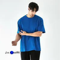 남자의 공백 면 짧은 소매 t-셔츠 특대 하락 어깨 디자인 t-셔츠 주문 o-넥 인쇄 t-셔츠