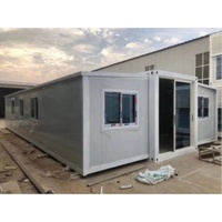Maison conteneur stable et extensible, unité portable pour camp de prospection sur le terrain, espace de résidence temporaire d'urgence