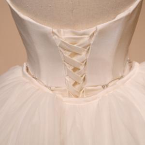 Nouvelle Robe de <span class=keywords><strong>Mariée</strong></span> Haut de Gamme 2026 Personnalisée, Sans Bretelles, Dos Nu, en Dentelle, avec Jupe Amovible en Tulle, <span class=keywords><strong>Grande</strong></span> <span class=keywords><strong>Taille</strong></span>, Double Usage Mère de la <span class=keywords><strong>Mariée</strong></span>/<span class=keywords><strong>Mariée</strong></span> - Product Image 6