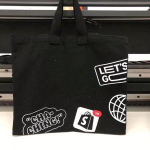 Bolsa de Compras de Lona de Algodón Orgánico Reciclado Ecológica con Impresión Personalizada, Diseño Sencillo con Capacidad para Logotipo - Product Image 2