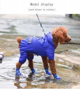 Zapatos de Goma Impermeables, Antideslizantes y Ecológicos para Perros, Botas de Lluvia para Perros y Gatos, Color Caramelo, Suministros Portátiles - Product Image 6