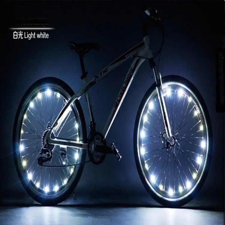 Decorative String Lights Multicolor LED Bicycle Wheel Spoke String Light For Bicycle Decoration