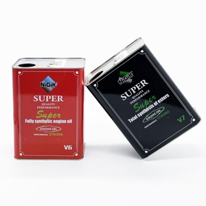 Emballage métallique rectangulaire vide de 4 L pour liquide de frein, respectueux de l'environnement - Product Image 2