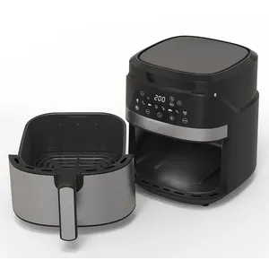 5.5L General Electric Square Deep Mini Hot Multi Oil Free Air Fryer Fryer With Touch Screen Display