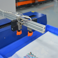 Nouvelle machine de prétraitement DTG automatique pour t-shirts en coton et résine, configuration rotative, AC 220V, garantie 1 an