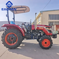 Tracteur de Jardinage et d'Aménagement Paysager 4x4 Tout-Terrain à Transmission Hydraulique 50 CV Certifié CE EPA - Offre Spéciale EACHAN