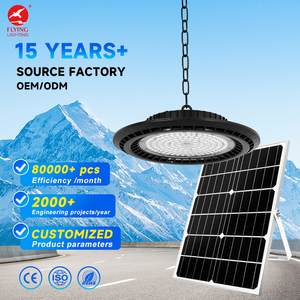 Éclairage industriel pour entrepôts, OEM&ODM, IP65, luminaire suspendu UFO en aluminium, garantie 2 ans, éclairage solaire - Product Image 1