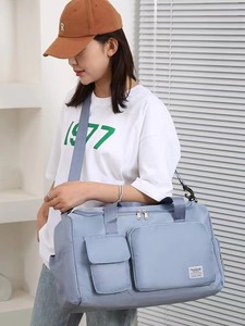 กระเป๋าออกกำลังกายขายส่งจากโรงงาน พร้อมช่องใส่รองเท้า กระเป๋าเดินทางขนาดใหญ่สำหรับเดินทางระยะสั้น - Product Image 5
